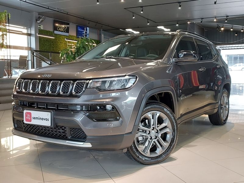 JEEP COMPASS 1.3 T270 TURBO FLEX LONGITUDE AT6 2021/2022 BETIOLO NOVOS E SEMINOVOS LAJEADO / Carros no Vale JEEP COMPASS 1.3 T270 TURBO FLEX LONGITUDE AT6 2021/2022 BETIOLO NOVOS E SEMINOVOS LAJEADO / Carros no Vale