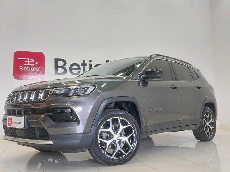 JEEP COMPASS 1.3 T270 TURBO FLEX LONGITUDE AT6 2024/2025 BETIOLO NOVOS E SEMINOVOS LAJEADO / Carros no Vale JEEP COMPASS 1.3 T270 TURBO FLEX LONGITUDE AT6 2024/2025 BETIOLO NOVOS E SEMINOVOS LAJEADO / Carros no Vale