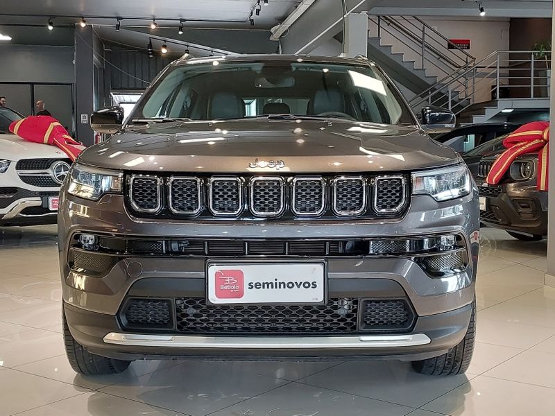 JEEP COMPASS 1.3 T270 TURBO FLEX LONGITUDE AT6 2021/2022 BETIOLO NOVOS E SEMINOVOS LAJEADO / Carros no Vale JEEP COMPASS 1.3 T270 TURBO FLEX LONGITUDE AT6 2021/2022 BETIOLO NOVOS E SEMINOVOS LAJEADO / Carros no Vale