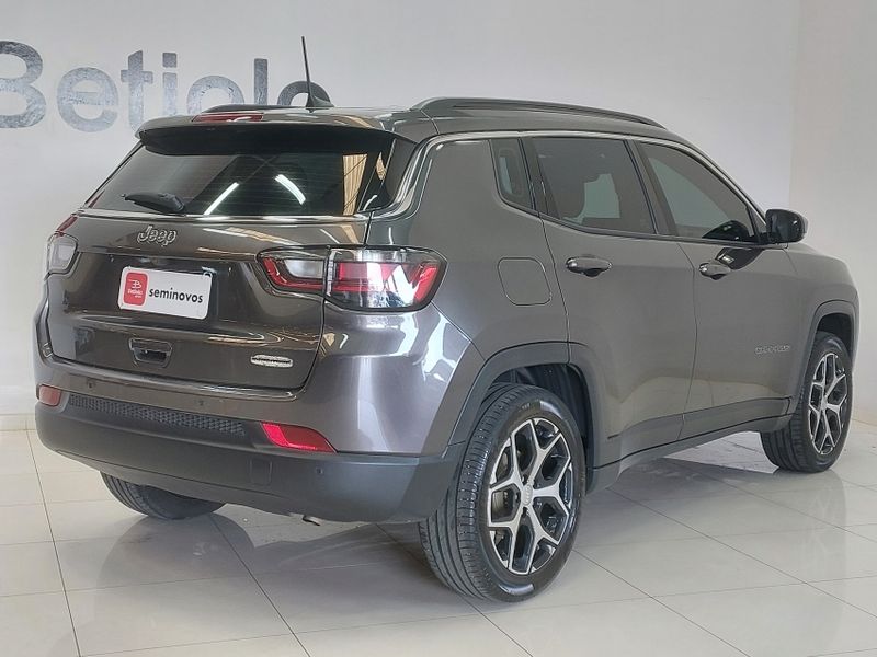 JEEP COMPASS 1.3 T270 TURBO FLEX LONGITUDE AT6 2024/2025 BETIOLO NOVOS E SEMINOVOS LAJEADO / Carros no Vale JEEP COMPASS 1.3 T270 TURBO FLEX LONGITUDE AT6 2024/2025 BETIOLO NOVOS E SEMINOVOS LAJEADO / Carros no Vale