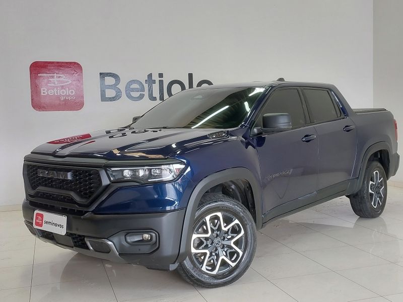 Ram RAMPAGE 2.2 TURBO DIESEL REBEL 4X4 AUTOMÁTICO 2024/2025 BETIOLO NOVOS E SEMINOVOS LAJEADO / Carros no Vale Ram RAMPAGE 2.2 TURBO DIESEL REBEL 4X4 AUTOMÁTICO 2024/2025 BETIOLO NOVOS E SEMINOVOS LAJEADO / Carros no Vale