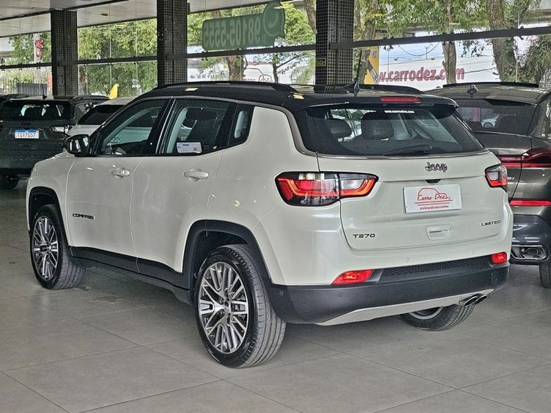 JEEP COMPASS 1.3 T270 TURBO FLEX LIMITED AT6 2021/2022 CARRO DEZ NOVO HAMBURGO / Carros no Vale JEEP COMPASS 1.3 T270 TURBO FLEX LIMITED AT6 2021/2022 CARRO DEZ NOVO HAMBURGO / Carros no Vale