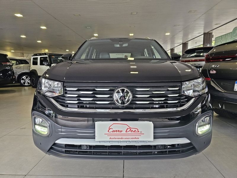 Volkswagen T-CROSS 1.4 250 TSI TOTAL FLEX HIGHLINE AUTOMÁTICO 2020/2021 CARRO DEZ NOVO HAMBURGO / Carros no Vale