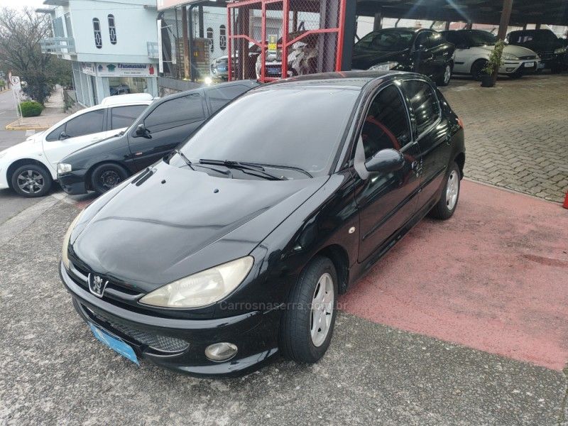 PEUGEOT 206 1.6 FELINE 16V 2006/2007 HUBNER MULTIMARCAS FARROUPILHA / Carros no Vale