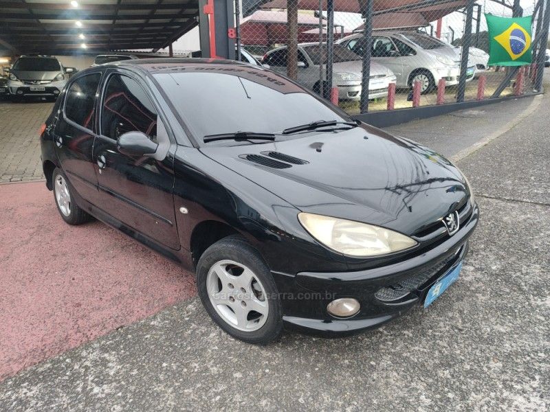 PEUGEOT 206 1.6 FELINE 16V 2006/2007 HUBNER MULTIMARCAS FARROUPILHA / Carros no Vale