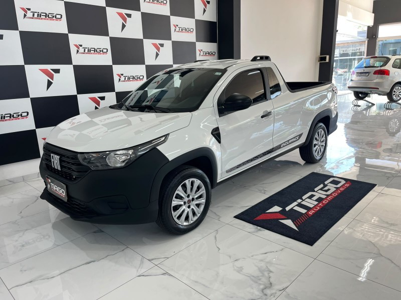 FIAT STRADA 1.4 FIRE 8V 2022/2022 TIAGO AUTOMÓVEIS VENÂNCIO AIRES / Carros no Vale